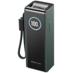Ecoflow Power Bank RAPID 25000 mAh, 1 USB Type-A, 2 USB Type-C, 170 W, roheline