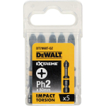 Dewalt l&ouml;&ouml;ktrell DT7998T-QZ PH2 57mm, 5 tk, Torsion Impact, 5 tk, 7 cm, 0.7 cm, 12.2 cm, 0.051 Kg