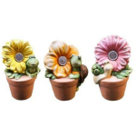 Besk Lillepott Loomaga 9122761, p&auml;ikese LED, plastmass, integreeritud p&auml;ikesemoodul