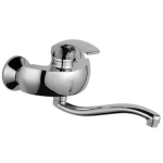 Baltic Aqua Vannisegisti 9035559, kroomv&auml;rv, metall, seinakinnitusega, segisti du&scaron;ikomplektiga