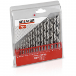 Puurikomplekt HSS metallile 1 - 10mm (19 tk.); KRT012003 LOOJA