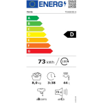Candy Pesumasin TCA283D2-S, 8 kg, 1200 RPM, Energiaklass D, &Uuml;lemine laadimine, Digitaalne ekraan, Valge