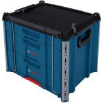 Bosch L-BOXX Contractor 3 sahtli t&ouml;&ouml;riistakast 1600A037E3, 559x432x476mm, 50kg, 3 sahtlit, lukuk&auml;epide