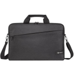 Natec S&uuml;learvuti kott Beira 15.6" must, 50mm, 395mm, 270mm, 450g, Pol&uuml;ester, Korpuss, 1 kamber, 1 k&uuml;lgtasku
