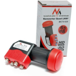 Maclean LNB QUAD MCTV-629, 65dB, 11,7~12,75GHz, 10,7~11,7GHz, 950~1950MHz, 1100~2150MHz, 0,1dB, F &uuml;hendused, HDTV tugi