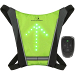 Maclean Peegeldav vest MCE420, 3,7V 500mAh, IPX2, LED suunatuled, kaugjuhtimispult 3m, USB laaditav
