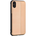 Devia H-Card seeria kate iPhone XS/X(5.8) 102010435023, 5.8'', kuldne, 360&deg; kaitse, TPU + PC, kaardipesa