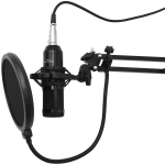 Media-Tech Stuudio ja voogedastuse mikrofon MT397K, 179g, 20-20000Hz, -32dB, 150&Omega;, 2.4m, XLR