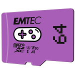 Emtec microSDXC 64GB, ECMSDM64GXCU3G, 64 GB, kuni 100 MB/s, UHS-I U3 V30, A1/A2 &uuml;hilduvus