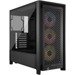 Corsair FRAME 4000D RS ARGB CC-9011296-WW, Mid-Tower, ATX, 3x120mm ARGB ventilaatorid, 360mm radiaator, USB-C, karastatud klaas