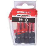 Milwaukee 4932500231 l&ouml;&ouml;kotsikud, PZ1, 50mm, 1/4", kuusnurkne, 10tk