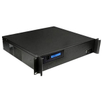 Techly I-CASE IPC-240L serverikorpus, 2U, 19", Micro ATX/Mini-ITX, 4x3.5", 1x5.25", 2xUSB 2.0, 2x80mm, ATX/PS2