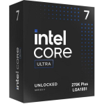 Intel Core Ultra 7 270K Plus protsessor, BX80768270K, 24 tuuma, 24 l&otilde;ime, 5.5 GHz, 36 MB, 125 W, LGA 1851, DDR5, 256 GB