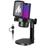 Maono DGM20 m&auml;ngumikrofon, must, USB Type-C, 73dB, 50Hz, Plug and Play, puutepaneel, valgustus
