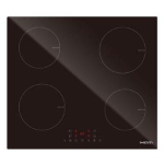 Mpm MPM-60-IM-13/N induktsioonpliit, 60cm, 4 tsooni, 7360W, 9 taset, taimer, puutetundlik juhtimine, klaaspind