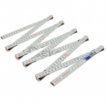 Joonlaud 2m, kokkupandav, puidust, valge Geko