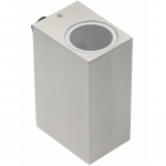 Fassaadivalgusti TIAGO KW, GU10, 2x35W, IP54, roostevaba teras; LD-TIAGOGU10D-01KW