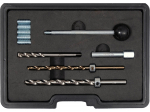 Yato Keermete Remondi Komplekt Injektori Paigaldamiseks YT-06036, 10tk, M6x1mm, HSS, remondim&uuml;tsid, puurid peatusega, juhendm&uuml;ts