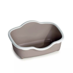 Kassi WC Tres Chic Open 56x38,5x26cm valge/helehall 2199100 STEFANPLAST