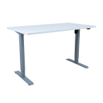 Rakstāmgalds ERGO ar 1 motoru 140x80cm, pelēcīgi balts K186726 Allit