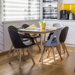 Krēsls STUART 58x57xH82cm, melns 37035