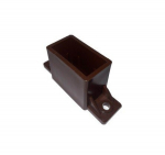 Horisontaalse profiiliga PVC hoidik 20x40 mm, pruun 2624