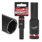 Deep impact socket Tvardy T00211-10 1/2" 10mm CR-MO