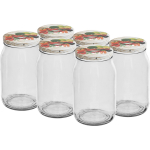 900 ml keeratava kaanega purk v&auml;rvilise &Oslash;82/6 kaanega BROWIN 132903, 6 tk