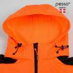 Kergesti n&auml;htav softshell jakk Palermo, 2XL, Pesso, oranž/must, veekindel kuni 8000 mm, hingavus 5000 g/m&sup2;/24 h