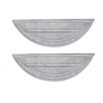 Roborock Double VibraRise 2.0 Mop Cloth 8.02.0396 roboto dulkių siurblio mop &scaron;luostė mikropluo&scaron;tas Saros 10 Saros 10R Pilka