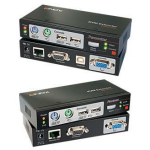 Lindy I/O KVM EXTENDER 39378, 300m, 2 x PS/2, 2 x USB 2.0, 1 x RJ45, 1 x 15pin D-sub, 2-aastane garantii