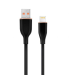 Gembird Lightning USB kaabel 1.5m CC-USB2S-AM8PM-1.5M-BK, must, USB 2.0 1, Lightning 1