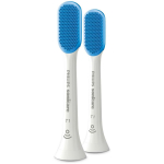 Philips Hambaharjade pead HX8072/01 2 tk, Sinine/Valge, Kl&otilde;psuga, Ilma lateksita, Nutikas harjapea tuvastamine