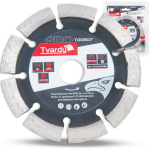 Tvardy teemantl&otilde;ikur T00807 125 mm, 12 mm, 22.23 mm, 12,200 p/min, segmenteeritud, kahepoolsed, kuiv ja m&auml;rg