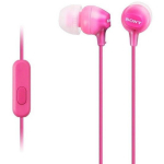 Sony K&otilde;rvaklapid MDR-EX15AP MDREX15APPI.CE7, 1.2m, 3.5mm, 100dB, 16Ohm, 8Hz-22kHz, Sisseehitatud mikrofon
