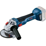Bosch nurklihvija 115mm GWS 18V-10 SOLO 06019J4000, 18V, 9000 min-1, 2,1 kg, harjadeta, M14, 89,5 dB(A)