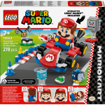 Lego Konstruktor 72043, 278 tk, interaktiivne LEGO Mario, Standard Kart, 3 figuuri, 5cm, 13cm, 8cm