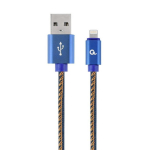 Gembird USB kaabel 8 pin premium teksad 2 m, 2 m, USB 2.0, USB Type A Male, Lightning 8pin Male