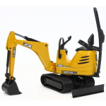 Bruder JCB Mikroeeksavator 8010 CTS BR-62003, 1:16, kollane, plastmass, 3 aastat, 360&deg; p&ouml;&ouml;ramine, liikuv labidas