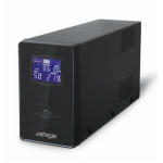 Energenie UPS pingestabilisaator EG-UPS-035, 1200 W, 2000 VA, 5 pistikut, USB, LCD, 12 V 9 Ah aku
