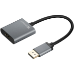Sandberg adapter 509-19, 0.2m, 1xDisplayPort v1.4, 1xHDMI v2.0, 3840x2160P 60Hz, 18Gbps, aktiivne