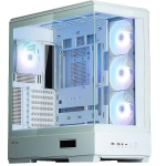 Zalman P50 DS White, arvutikorpus, P50 DS White, 3x3.5'', 2x2.5'', 1x120mm ARGB ventilaator, 7 PCI pesa