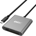 Emtec kaardilugeja Type-C ECCAREADT610C, USB 3.0, Micro SD, SD, CF kaardid