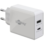 Goobay toiteadapter, 61674, 30 W, 5/9/12/15/20 V, 2 USB-C, kiire laadimine