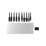 Razer lauadadokstatsioon Chroma RC21-02290200-R3EK, 1x USB-C 3.2 Gen 2, 2x USB-A 3.2 Gen 2, 1x Gigabit Ethernet, 3x Thunderbolt 5