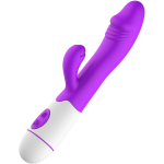 Erolab G-punkti ja kliitorimassaaž ZYCD01p, 30 sagedust, 200 mAh, 2 mootorit, USB laadimine, silikoon + ABS, lilla