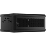 Lanberg riputatav kapp WF01-6404-23B, 600mm, 4U, 290,1x600x450mm, must, perforatsiooniga uksed, 2 ventilatsiooniava