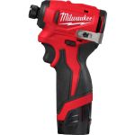 Milwaukee M12 BLIDRC-202C 4933499690, l&ouml;&ouml;kkruvikeeraja, 12V, 2Ah, 124Nm, 3000p/min, 1/4", 109mm, 0,6kg, 2 akut, laadija, kast