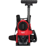 Milwaukee M18 FBPV2-0 4933500039, seljakott-tolmuimeja, 18V, 3,8l, 1983l/min, L-klass, HEPA H13, ilma akuta