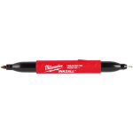Milwaukee 4932501154 INKZALL marker, 2-in-1, peen ja &uuml;lipeen ots, must, 1 tk, 0.02kg, p&uuml;siv, betoonile